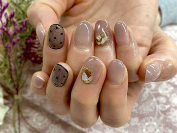 ディーネイル 京橋(D-nail)/井上/シースルードットネイル