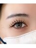 【セットメニュー】フラットラッシュ100本+アイブロウ(眉wax+眉カット)
