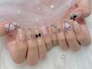 チェックネイル ¥8000