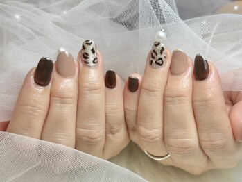 ベルフィオーレ 拝島店(bel fiore)/定額 シルバーラメ レオパード