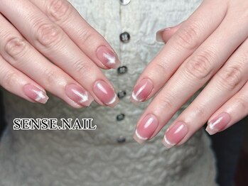 センスネイル 池袋店(Sense Nail)/チークマグネットフレンチ