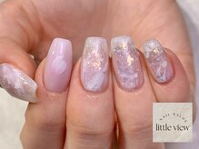 リトルビュー(little view)の雰囲気（ひとひら桜ネイル9980円#本八幡#パラジェル#マグネット#定額）