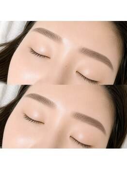 リアン 亀戸店(lien)の写真/アイブロウワックスでボサ眉卒業☆間引きや毛量調整で、眉を整え自分をもっと好きになる☆