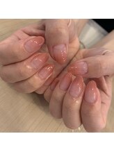 ウィッシュネイル 名古屋店(Ｗish Ｎail)/カラーグラデorフレンチ¥4980