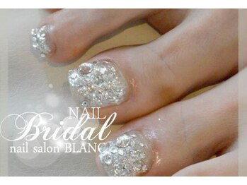 ブライダルのフットネイル
