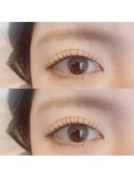 カセッタ アイラッシュ(Casetta eyelash)/eye perm × flat 80 lashes