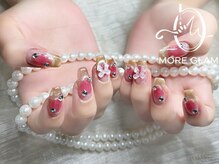 モアグラム 池袋東口店(More Glam)/チークマグネットネイル