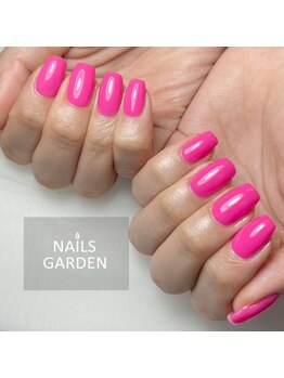 ネイルズガーデン(NAILS GARDEN)/シンプルワンカラーネイル