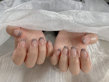 アイゴネイル 錦糸町(Aigoネイル)/シンプルフレンチネイル/錦糸町