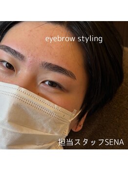 メンズ眉毛専門サロン アンプラス/眉waxケア（担当せな）