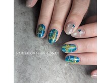 ラズリショウナン(Lazuli SHONAN)/チェック柄ネイル