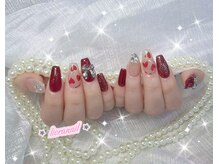 リオラネイル(Liora Nail)/クリスマス長さ出し人気デザイン