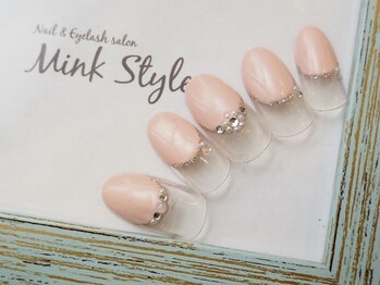 ミンクスタイル 恵比寿店(Mink Style)/丸フレンチネイル