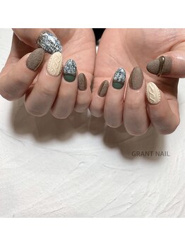 グラント ネイル(GRANT NAIL)/定額4～6本アート¥7,480