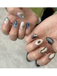 透け感ニュアンス