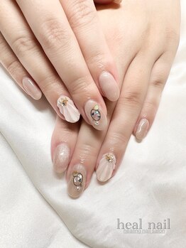 ヒールネイル(heal nail)/monthly定額デザインB~mermaid.