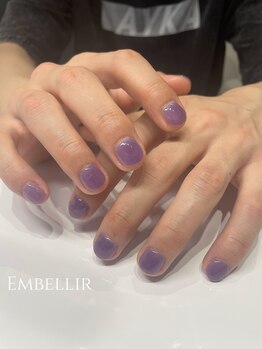 アンベリール 新宿(Embellir)/メンズワンカラーネイル♪