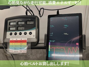 ランブルー トウキョウ(RUN BLUE TOKYO)/心拍数、消費エネルギー確認