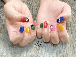 キャラクターネイルデザイン