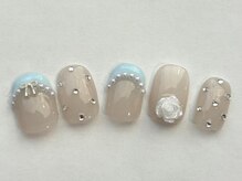 アイネイルズ 恵比寿店(I nails)/ガーリーパールフレンチ10480円