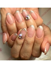 ～ラメフレンチネイル～