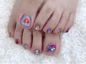 ネイルサロン ドレリッチ 心斎橋店(drerich)/パープルネイル