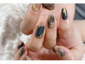 エヌドットプラスネイル(N.plus NaiL)/絵画風デザイン