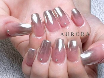 アウロラ 代々木上原(AURORA)/y2k ミラーグラデ シルバー 