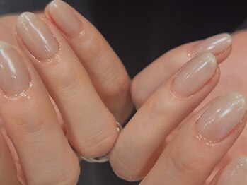 サイン(sin.)/ホワイトミラーネイル