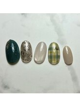 ネイルブレイク リリア(Nail Break lilia)/【初回オフ無料】チェックネイル