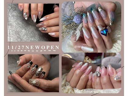 merak 大阪難波 [パラジェル/フィルイン/マグネット/ジェルネイル/長さだし］の写真