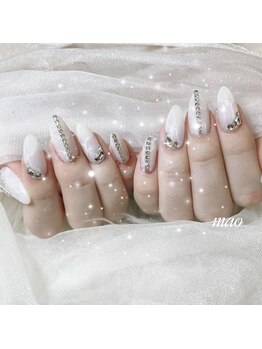 リンドネイル バイ モカ アンド ララ(Lind nail by moca and LaLa)/大理石ネイル