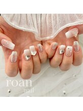 ロアンネイル(roan nail)/白グラデーション☆