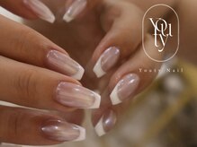 ユーティーネイル(Youty Nail)/オーロラホワイトフレンチ