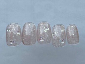 アイネイルズ 恵比寿店(I nails)/キラキラフラワーホロ