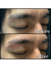 眉毛男子 新宿店/眉毛【 before / after 】