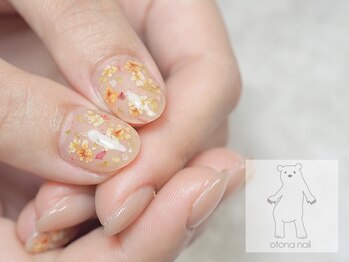 オトナネイル(otona nail)/押し花ネイル 春ネイル