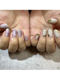 ちぐはぐネイル