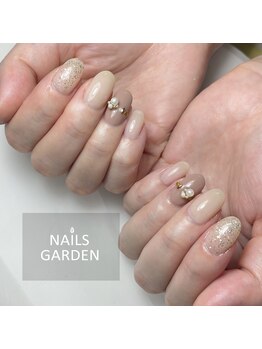 ネイルズガーデン(NAILS GARDEN)/シンプル×リングネイル