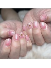リノ(Lino)/ニュアンスぷっくりフラワー