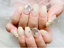 ミューズネイル(muse nail)/ぷっくりフラワーネイル