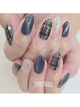 ジュリーネイル 所沢店/チェック柄