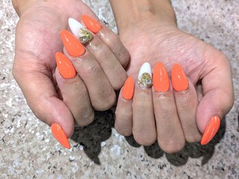 ネイルサロン グレイス(Grace)/【スカルプ】ネオンワンカラー