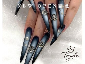 トワール 元町(Toyale)の写真/【NEWOPEN記念】スラッと長い自慢の指先に♪気軽に試せる長さだしで憧れの縦長美爪に♪[長さ出し/ワンホン]