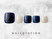 ネイルステーション アトレ川崎店(NAIL STATION)/シンプル大人ネイル／パラジェル