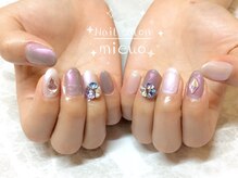 ミューオ(MIEUO)/ワンカラー+3Dストーン