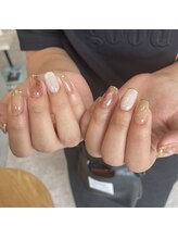 ミントリーフ バイ リート(Mint leaf by Reat)/ブラウンホワイトニュアンス