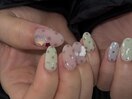 パステルドット星