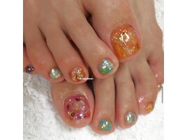 【フット】ニュアンスネイル