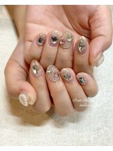 プチブラン 大船店(Petit Blanc)/キラキラショートネイル